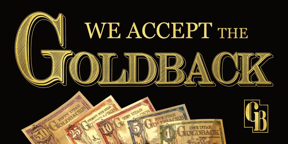 We accept the Goldback graphic